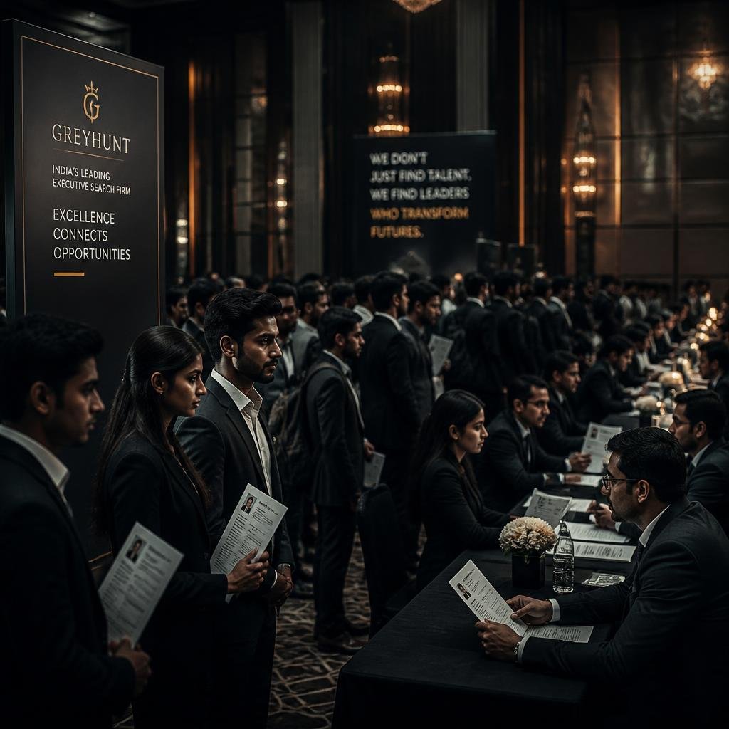 High-volume hiring event with many candidates